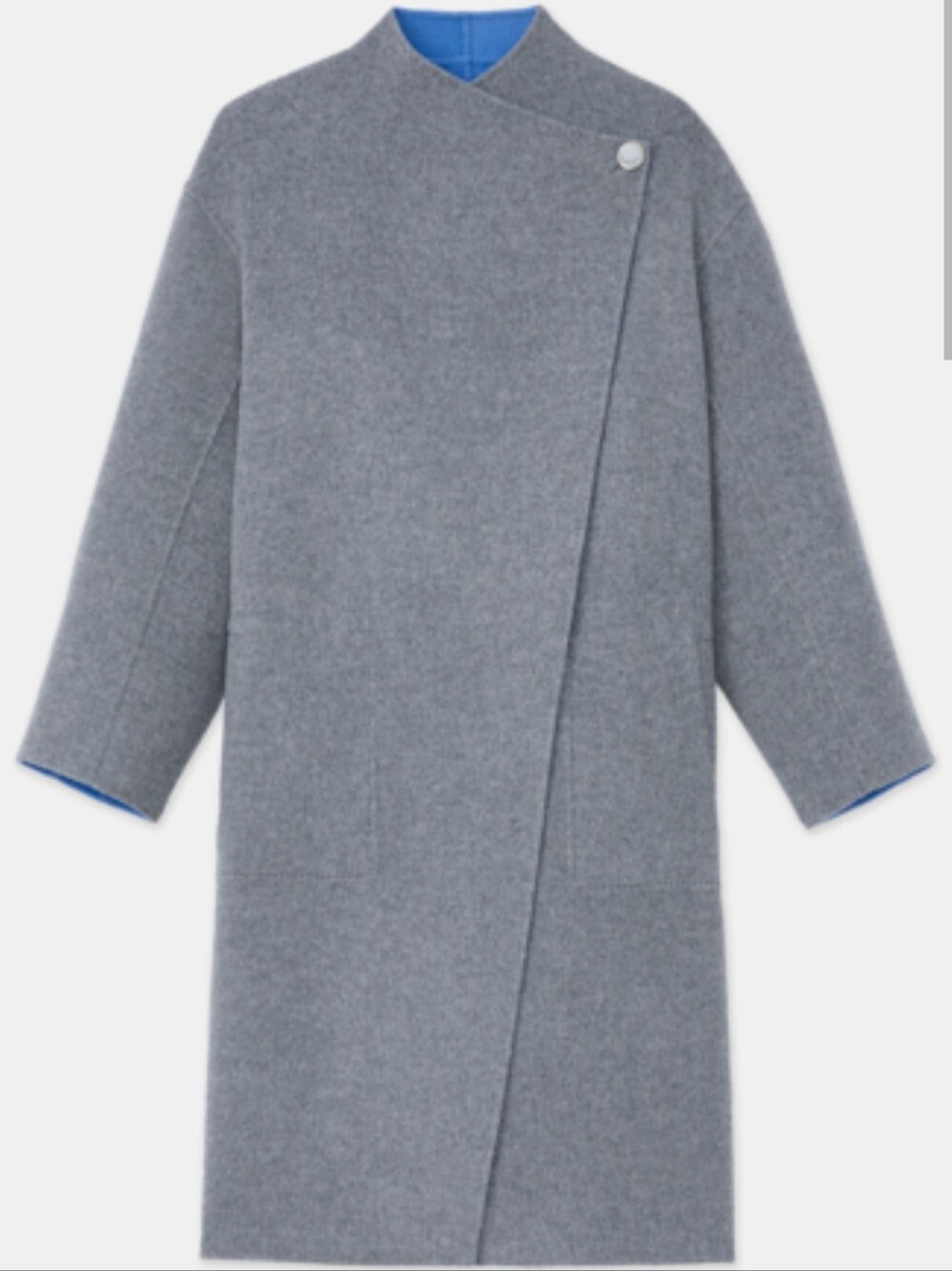LAFAYETTE 148 NEW YORK Reversible Two Tone Double Face Wool/Cashmere Coat - MDS